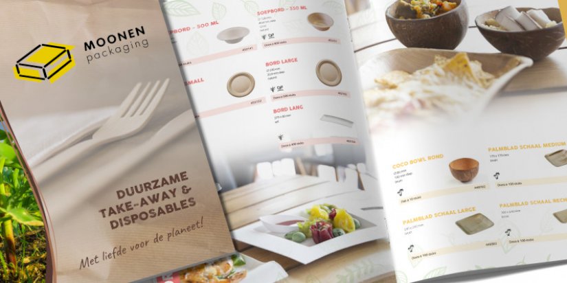 Digitale brochure take-away & disposables