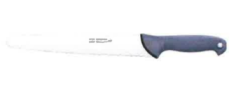 Brotmesser aus Edelstahl, 30 cm, mit Gummigriff