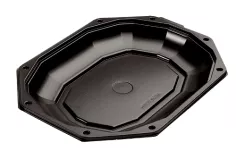 B-110 plats caterware APET 335x250mm octononal 1-comp. noir
