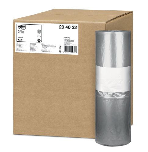 Abfallbeutel Tork 20 Liter weiß, 58x30x23cm, B2