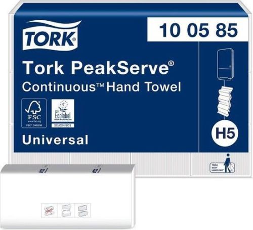 Handdoek Tork Peakserve 1-laags H5 Continuous