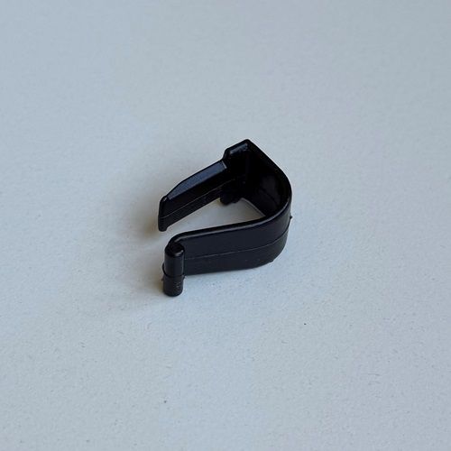 Crochet de suspension St klick 15mm noir pour panier en fil de fer