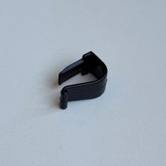 Crochet de suspension St klick 15mm noir pour panier en fil de fer