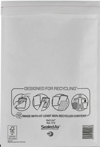 Luchtkussenenvelop 220x330mm wit F/3