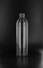 Flasche RPET transparent 1000cc inkl. Transp.-Verschluss