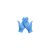 Disp-100 gant nitrile bleu petit sans poudre