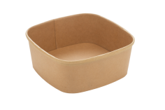 Essenstablett kraft 17x17x6cm braun