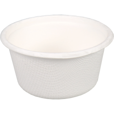 Sausbakje suikerriet 55ml Ø60mm wit 