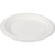 Assiette DS-500, 18 cm, blanche, en canne à sucre