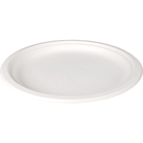 Bio-bord suikerriet rond 26x2cm naturel