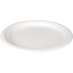 Bio-bord suikerriet rond 26x2cm naturel