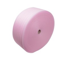 Schuimfolie 30cmx3mm roze antistatisch