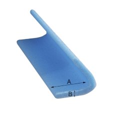 Profil L 2m dim. int. 50mm épaisseur 6mm, bleu type 50x50-06