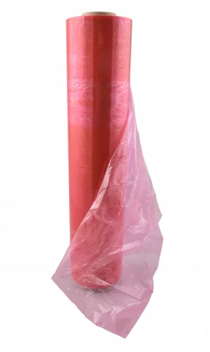 Film étirable Handwrap 50cm 23my rouge transparent cast