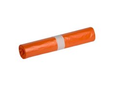 Sac poubelle HDPE 70x110cm 20my orange