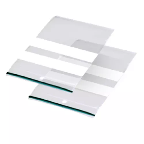 1000 Beutel mit Verschlussgriff R-LDPE 10 x 15 cm mit Schreibfläche + Aufhängeöse, 30% recy