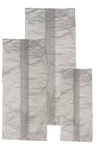 Polyzak HDPE 37/6x60cm 15my transparant