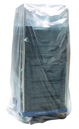 Containerhoes LDPE 75/28x220cm 30my, transparant, niet foodsafe