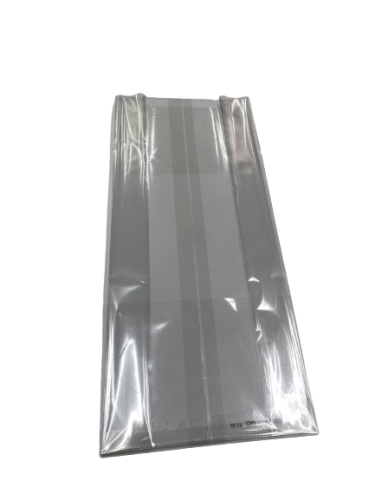 Zak RPET 14x(2x3)x33cm transparant 19my, microgeperforeerd, Foodsafe