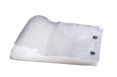 Bagloader zak PP 27x45.5/2x6,5cm 25my transparant