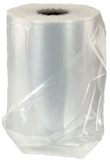 Halfbuisfolie FS LDPE 75cm 25my transparant, open 150cm, glad