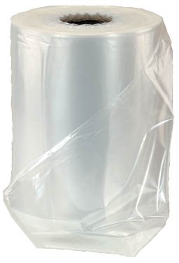 LDPE- film demi-tube 180cm (ouvert 360cm) 42 my transparent recycled