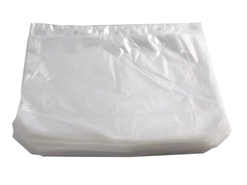 Slazakken 38x27+4cm LDPE geblokt afgeronde hoeken, 18my, Foodproof