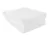 Sac à pain papier+paraffine 18x9,5x46cm blanc, grande pain longue