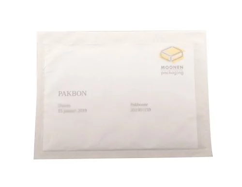 Paklijstenvelop 100% papier DL 228x120mm zelfklevend recyclebaar