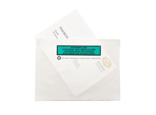 Paklijstenvelop 100% papier C5 228x162mm zelfklevend recyclebaar met opdruk