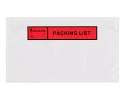 Paklijst envelop 165x122mm (A6) standaard 