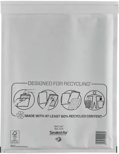 Enveloppe bulles H 270x360mm MailLite blanc