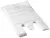 Hemddraagtas HDPE 30/10x50cm 22my, wit, lijmpunten + ophanggaten