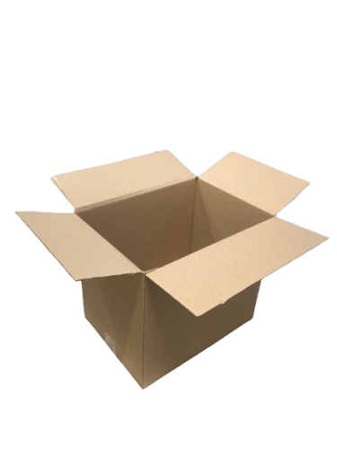 Boîte en carton ondulé 350x250x300mm brun, B ondulee, F0201, non imprimé