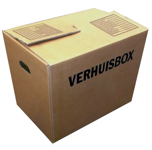 Verhuisdoos B 483x320x358mm bruin 