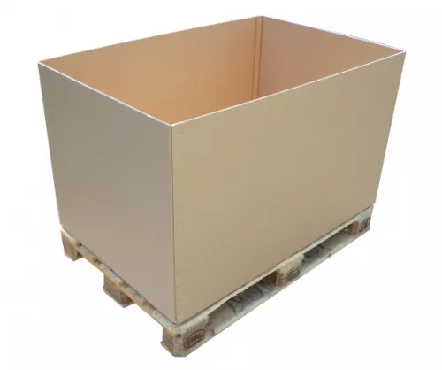 Palettenkarton 1185x785x800mm braun, unbedruckt, BC-Welle, F0200
