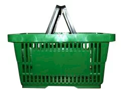 Panier cont. 22l 430x300x230mm vert foncé à deux anses
