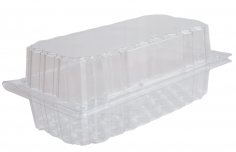 Boîtes à pâtisserie PET 230x110x100mm transparent