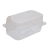 Boîte à gâteaux RPET 110x115x57mm transparent 280my hermétiquement scellé