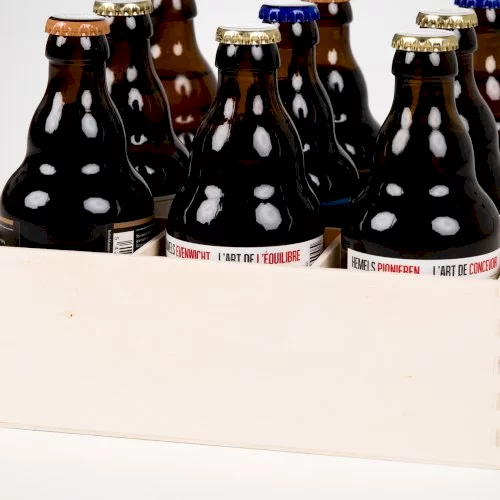Caisse à bière 6 bouteilles ventrales