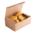 ECO take away fast food box Kraft 150x91x70mm bruin L 900ml