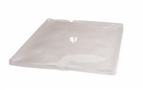 Pizzaschachteldeckel RPET 315x315x26mm transparent Vision+