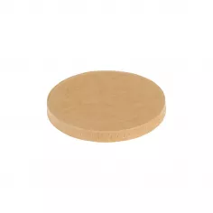 Couvercle Kraft/PLA  85mm@ pour conteneurs aliment. 150cc 441146