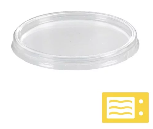 Couvercles PP rond 101mm transp.