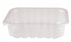Fleischverpackungsschale RPET 158x118x45 m Transparent - FT50/38 klar