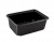 Mahlzeitbehälter PP rechteckig 180x133x63mm 1000cc schwarz, verschliessbar, mikrowelle