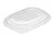 Couvercle PP anti-brouillard 190x140x20mm transparent pour l'art. 449173