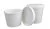 Soepbeker + deksel karton 900cc 32oz, wit, hittebestendig tot max. 92°C