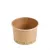 500 Suppenbecher kraft 240cc/8oz braun 90mmØ, 60mm, mit PLA-Beschichtung