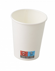 Gobelets PE enduit 150/220cc 7Joz blanc, résistant à la chaleur jusqu'à max. 95 °C